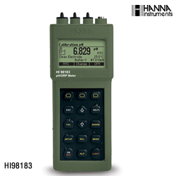 ��������ר��/�߾��ȷ�ˮ��pH/ORP/�¶Ȳⶨ�� �ͺ�:HANNA-HI98183 ��ţ�M338